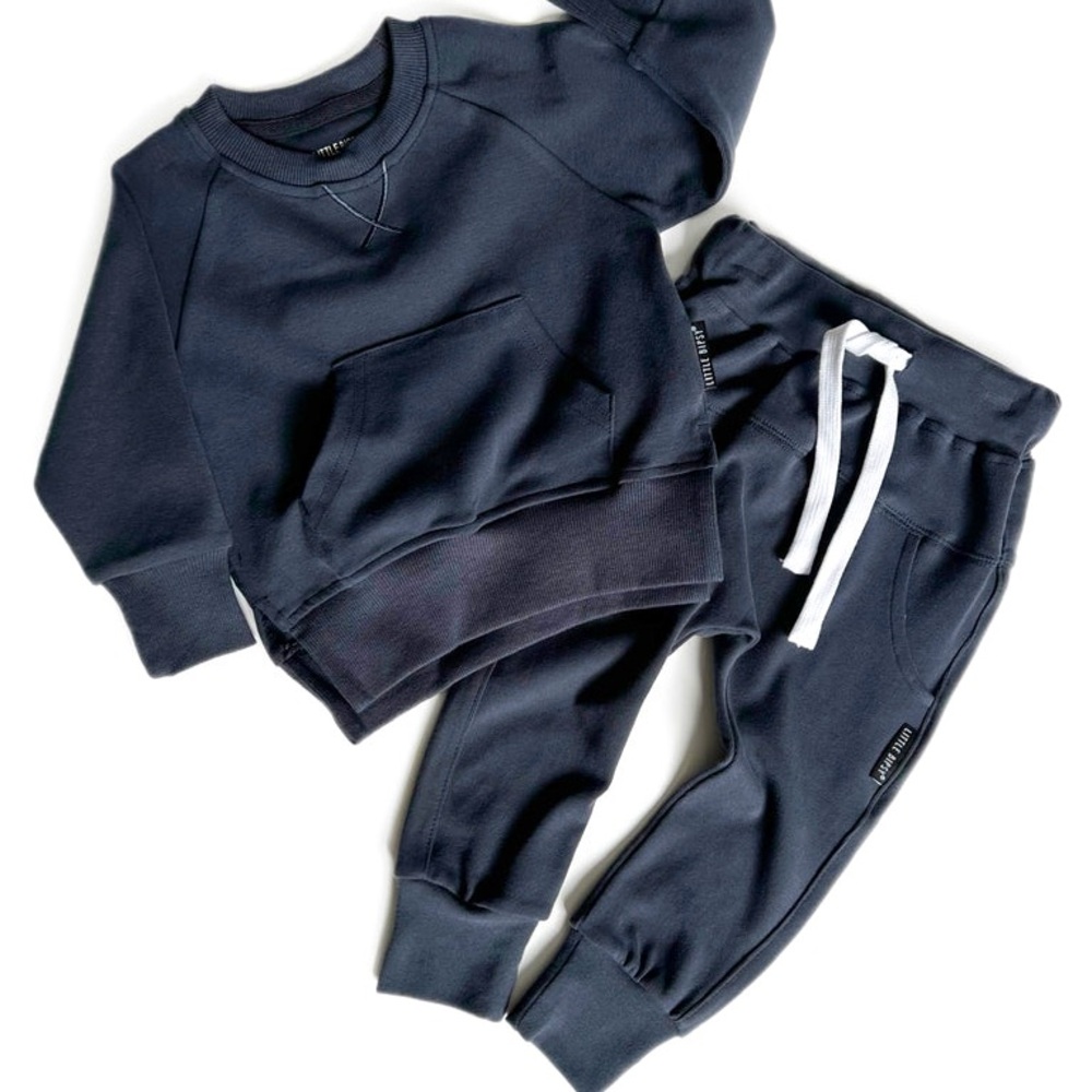 Little Bipsy Jogger Navy Blue. Size 3-4T